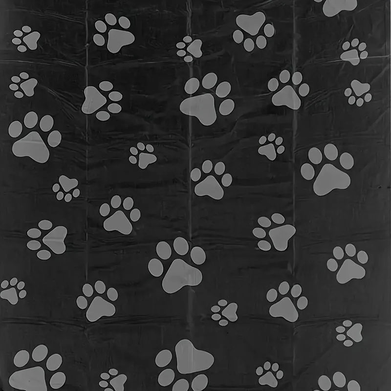 20 rolos de sacos para dejetos de animais de estimação, 300 unidades no total, feitos de polipropileno, polietileno e PVC duráveis, com dispensador portátil de sacos para fezes de cachorro incluso.