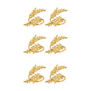 Pega Guardanapo em aluminio para decorações de e natal em dourado e prata (1/6/12)