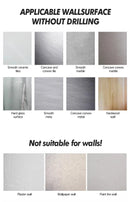 Organizador de banheiro em aço inoxidável antiferrugem, com ventosas, para chuveiro e eletrodomésticos.