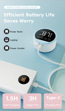 Aliviador e tira leite elétrica portátil MAMIJOY com 4 modos e 12 níveis de potência, silenciosa e confortável, com flange de 19/24 mm