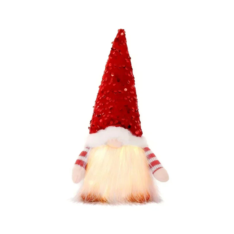 1/4 PÇS de Papai Noel de 30 cm de veludo por fora.