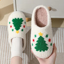 Pantufas de natal Fofas de Biscoito de Gengibre, Chinelos Quentes de Inverno.