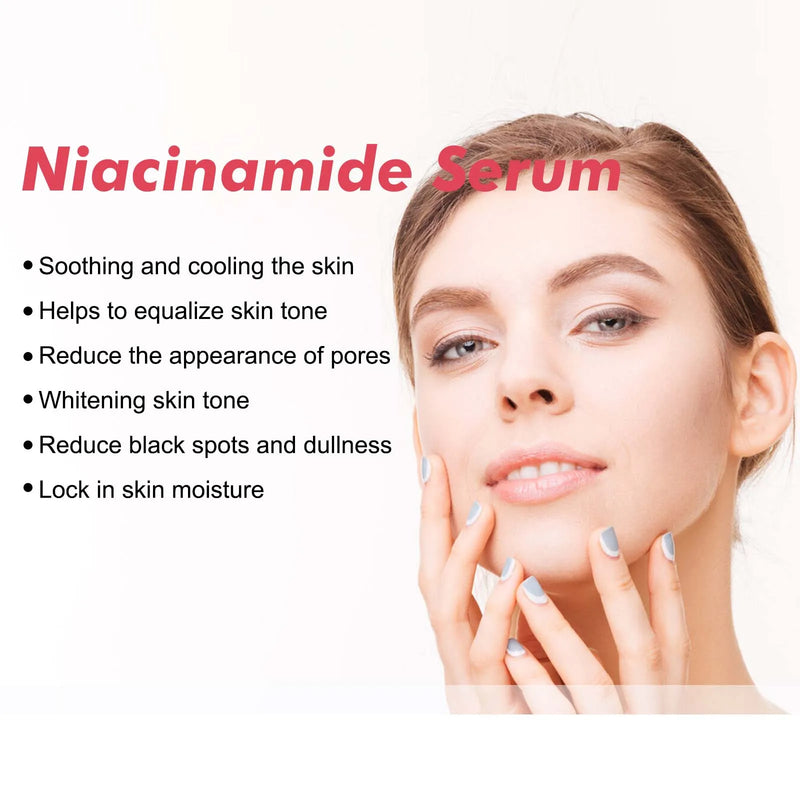 Sérum Facial de Niacinamida 70% com Pêssego: Clareia a Melanina, Hidrata, Reduz Oliosidade