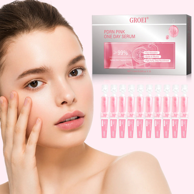 10 PÇS/BOX Sérum Diário, redução de oleosidade, reparação da pele e clareador