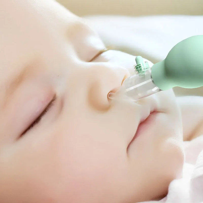 Aspirador Nasal Macio para Bebê, Antirrefluxo, Limpador Nasal a Vácuo para Recém-Nascidos,