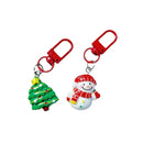 10/30 PÇS,  chaveiros fofos natalinos para você e família, perfeitos.