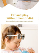 Babador de manga comprida Elinfant (1 unidade), impermeável, lavável, tipo macacão.