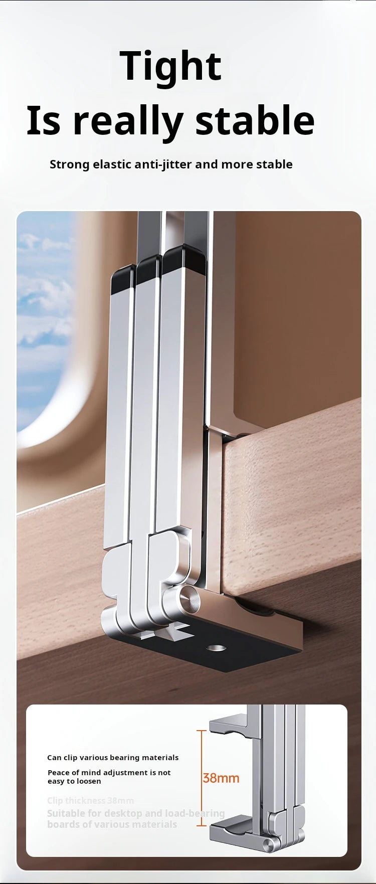 Mini tripé dobrável com suporte magnético para celular, tripé portátil para viagens, compatível com iPhone e Android