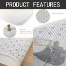 Tapete VIKAMA com tema de árvore de Natal, macio e antiderrapante.