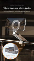 Mini tripé dobrável com suporte magnético para celular, tripé portátil para viagens, compatível com iPhone e Android