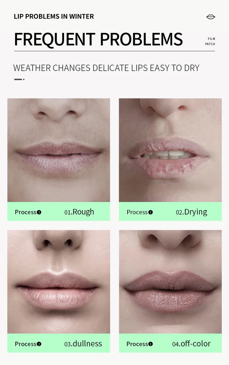 10 PÇS de HIdratante Labial coreano, ultra hidratante e natural com colágeno