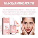 Sérum Facial de Niacinamida 70% com Pêssego: Clareia a Melanina, Hidrata, Reduz Oliosidade