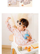 Babador de manga comprida Elinfant (1 unidade), impermeável, lavável, tipo macacão.