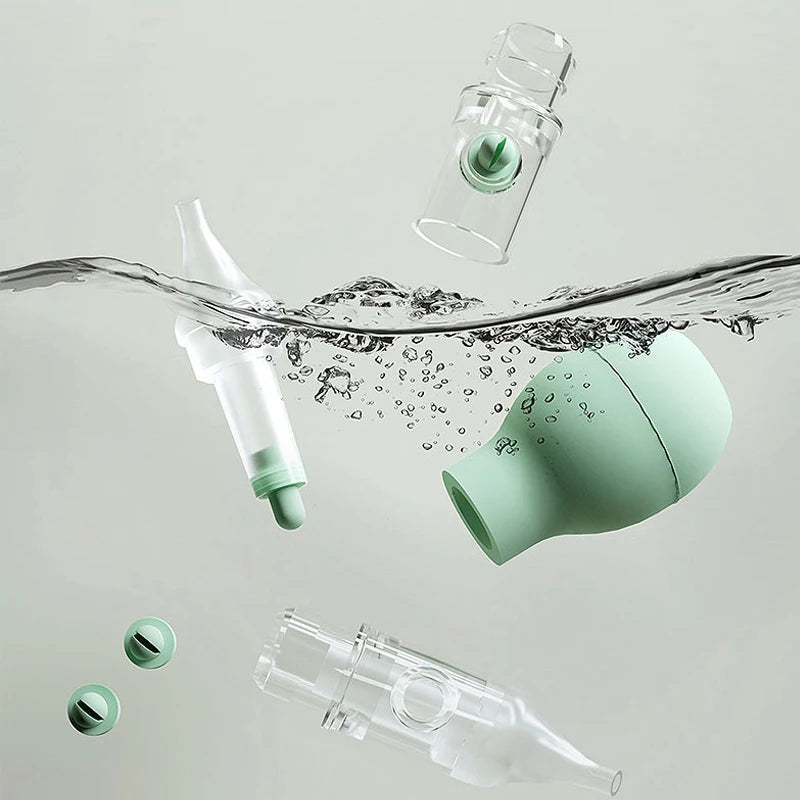 Aspirador Nasal Macio para Bebê, Antirrefluxo, Limpador Nasal a Vácuo para Recém-Nascidos,
