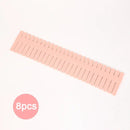 Divisórias de gaveta ajustáveis (4/8/12 peças) para armazenamento.