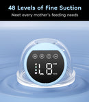 Aliviador e tira leite elétrica portátil MAMIJOY com 4 modos e 12 níveis de potência, silenciosa e confortável, com flange de 19/24 mm