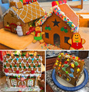 Conjunto de 10 Cortadores de Biscoito em Formato de Casa, em aço inoxidável