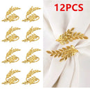 Pega Guardanapo em aluminio para decorações de e natal em dourado e prata (1/6/12)