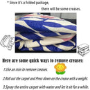 Tapete VIKAMA com tema de árvore de Natal, macio e antiderrapante.