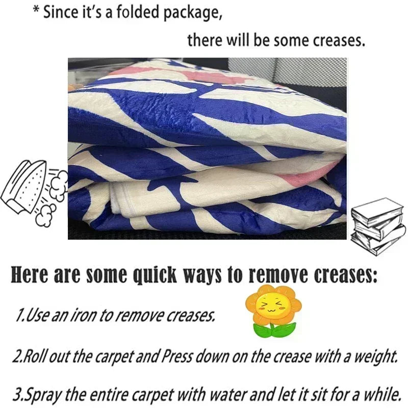 Tapete VIKAMA com tema de árvore de Natal, macio e antiderrapante.