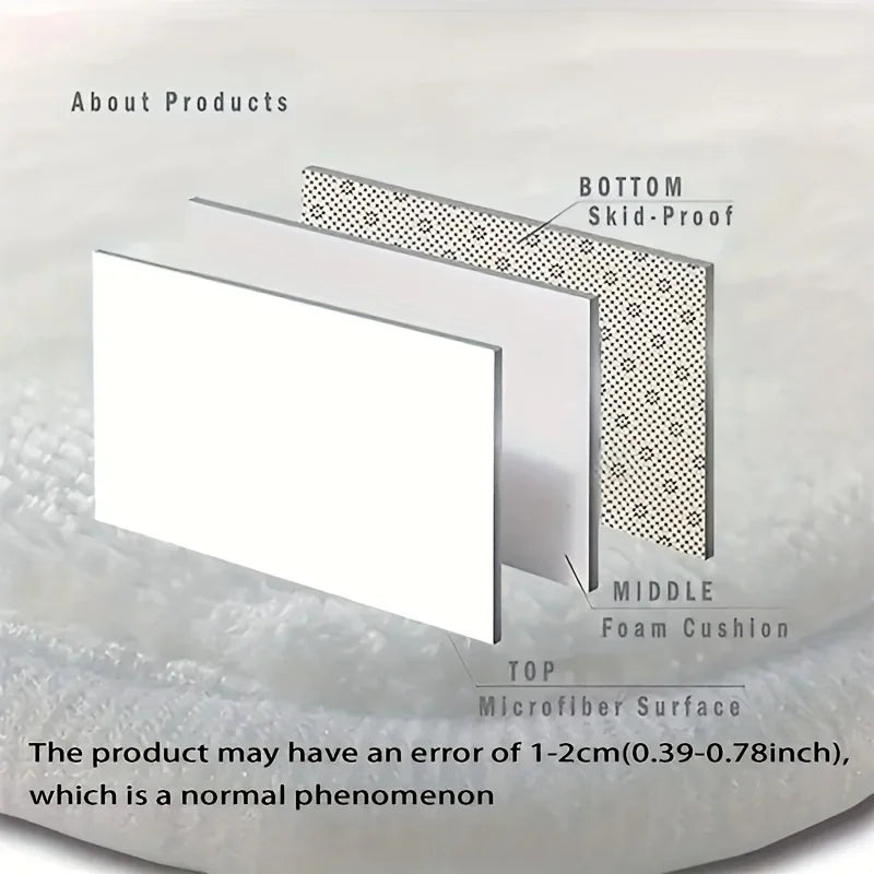Tapete VIKAMA com tema de árvore de Natal, macio e antiderrapante.