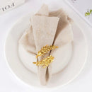 Pega Guardanapo em aluminio para decorações de e natal em dourado e prata (1/6/12)