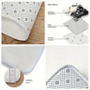 Tapete VIKAMA com tema de árvore de Natal, macio e antiderrapante.