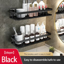 Organizador de banheiro em aço inoxidável antiferrugem, com ventosas, para chuveiro e eletrodomésticos.