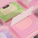 100 unidades de lenços absorventes de oleosidade facial - Chá Verde Natural