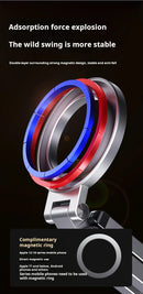 Mini tripé dobrável com suporte magnético para celular, tripé portátil para viagens, compatível com iPhone e Android