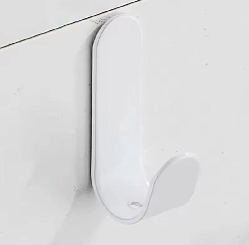 6 unidades de ganchos para banheiro, sala e portas.