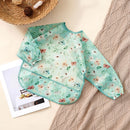 Babador de manga comprida Elinfant (1 unidade), impermeável, lavável, tipo macacão.