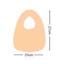 5 PÇS Babadores impermeáveis para menino e menina, formato em U, absorventes, para alimentação e arroto de bebês recém-nascidos.