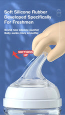 1 Mamadeira para Recém-Nascido 90ML/160ML, Mamadeira de Vidro Antiflatulência