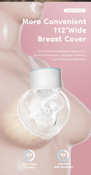 Aliviador e tira leite elétrica portátil MAMIJOY com 4 modos e 12 níveis de potência, silenciosa e confortável, com flange de 19/24 mm