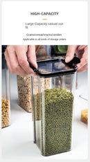 Conjunto de Potes Herméticos para Armazenamento de Grãos e Temperos