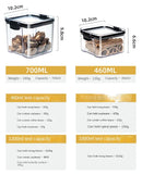 Conjunto de Potes Herméticos para Armazenamento de Grãos e Temperos