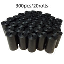 Pacote com 300/1500 sacos para fezes de cachorro, sacos portáteis para resíduos de animais de estimação, resistentes e à prova de vazamentos, acessórios de limpeza para animais de estimação.