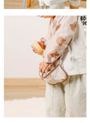 Babador de manga comprida Elinfant (1 unidade), impermeável, lavável, tipo macacão.