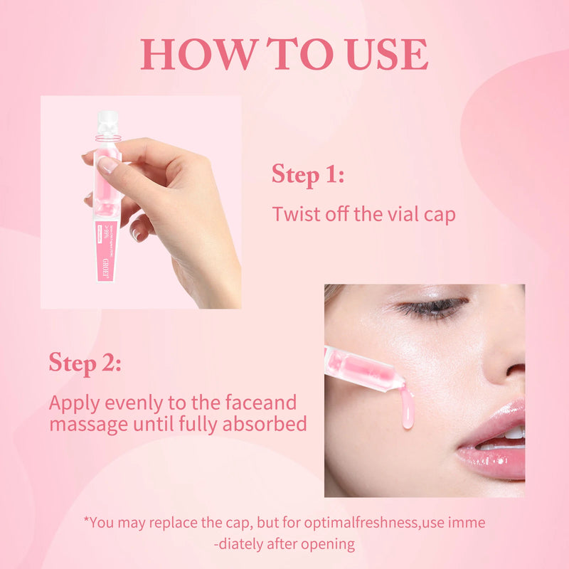 10 PÇS/BOX Sérum Diário, redução de oleosidade, reparação da pele e clareador