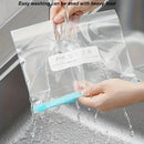 45PCS Sacos de silicone para armazenamento de alimentos, à prova de vazamentos, reutilizáveis, com fecho zip